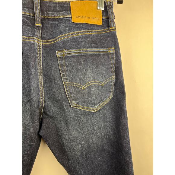 American Eagle Jeans, Athletic Fit Dark Wash Denim Ne(X)t Level Airflex, Stretch - Picture 13 of 16